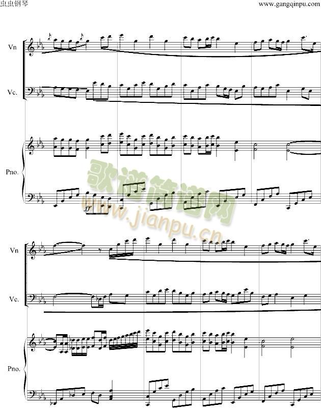 C小调柔版(钢琴谱)5