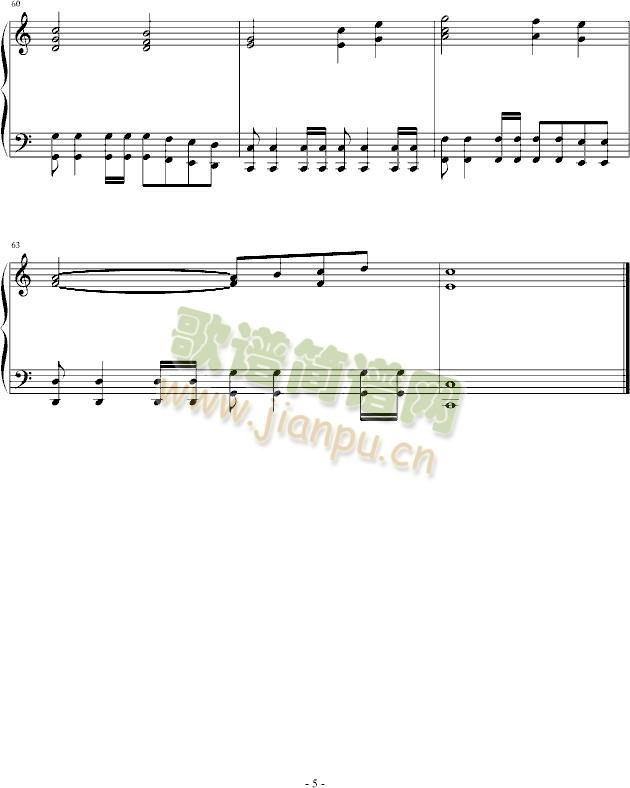 火焰纹章主题曲钢琴版(钢琴谱)5