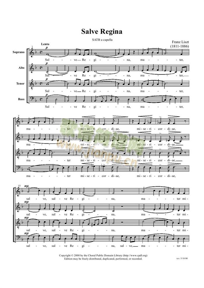 liszt-franz-salve-regina(钢琴谱)1