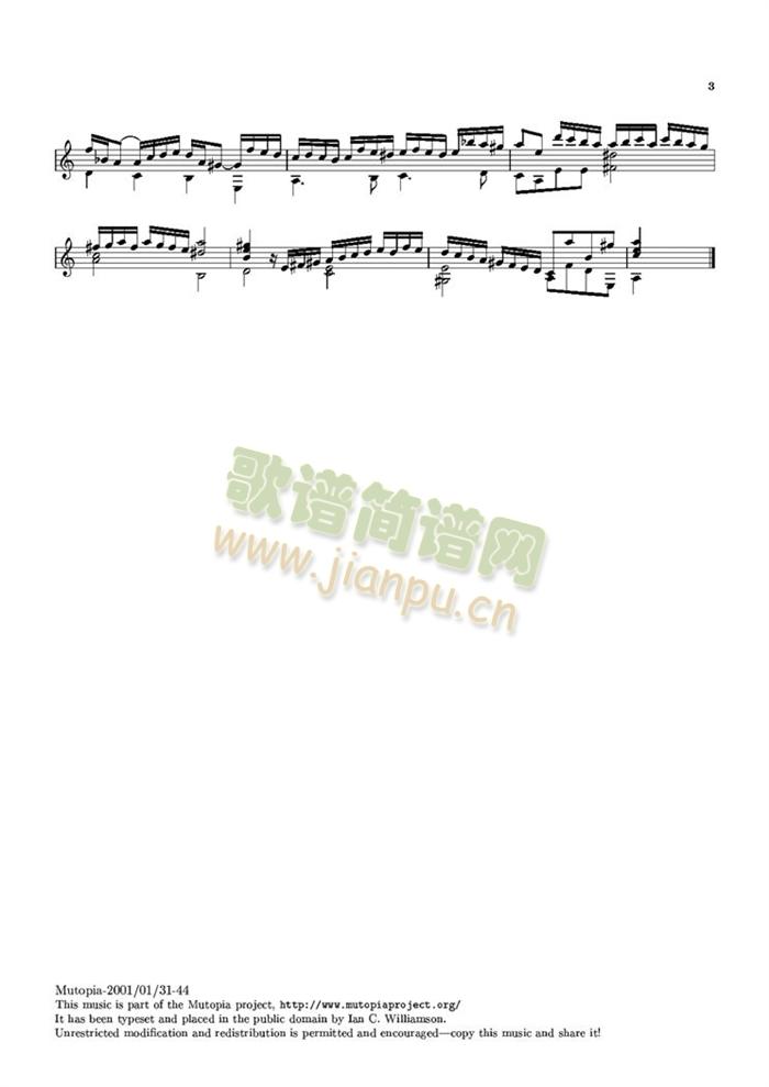 preludio(钢琴谱)3