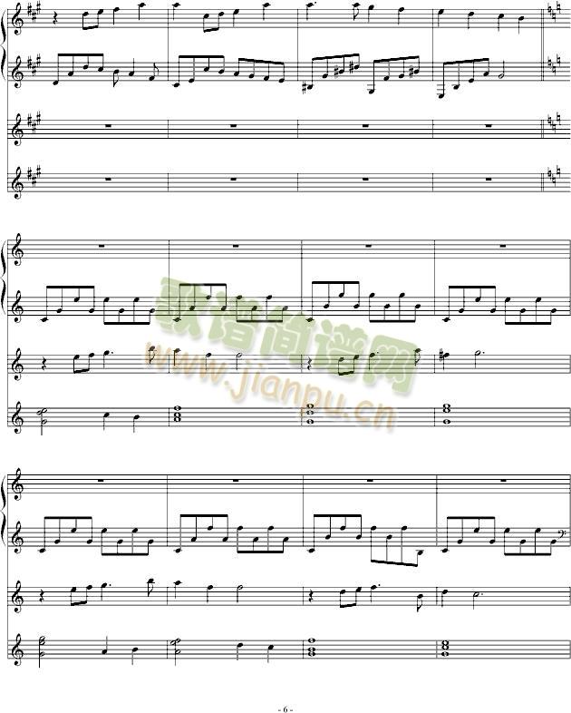 Ami-最终幻想8(钢琴谱)6