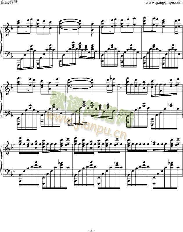 Fairytale(钢琴谱)5