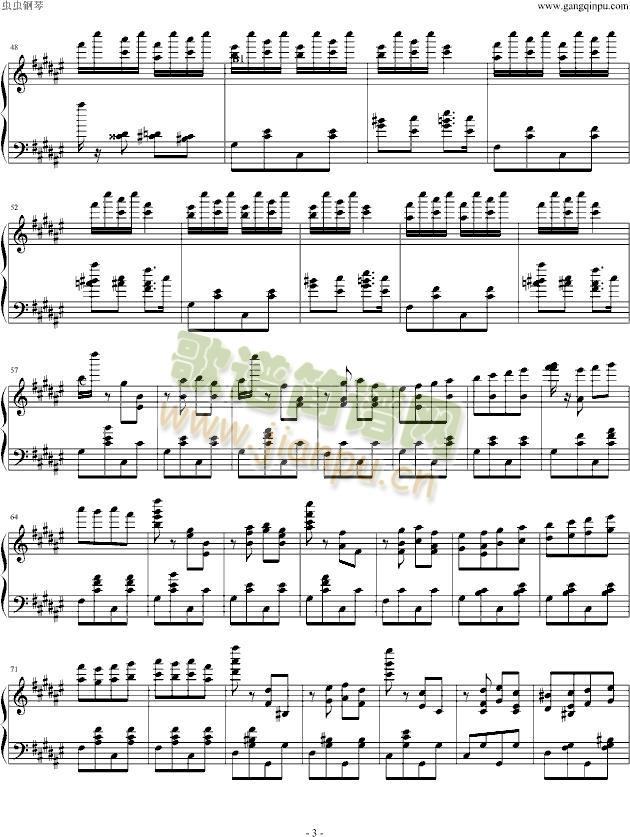 匈牙利狂响曲(钢琴谱)3