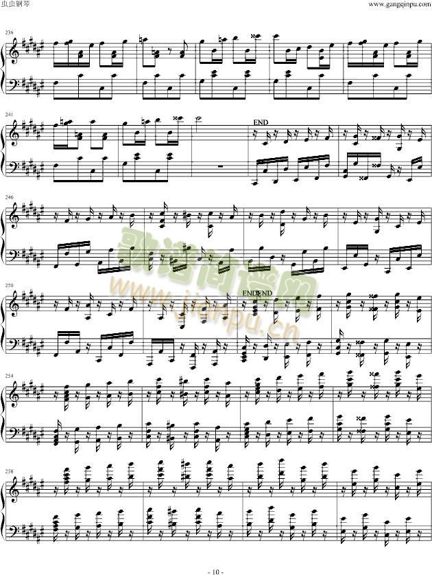 匈牙利狂响曲(钢琴谱)10