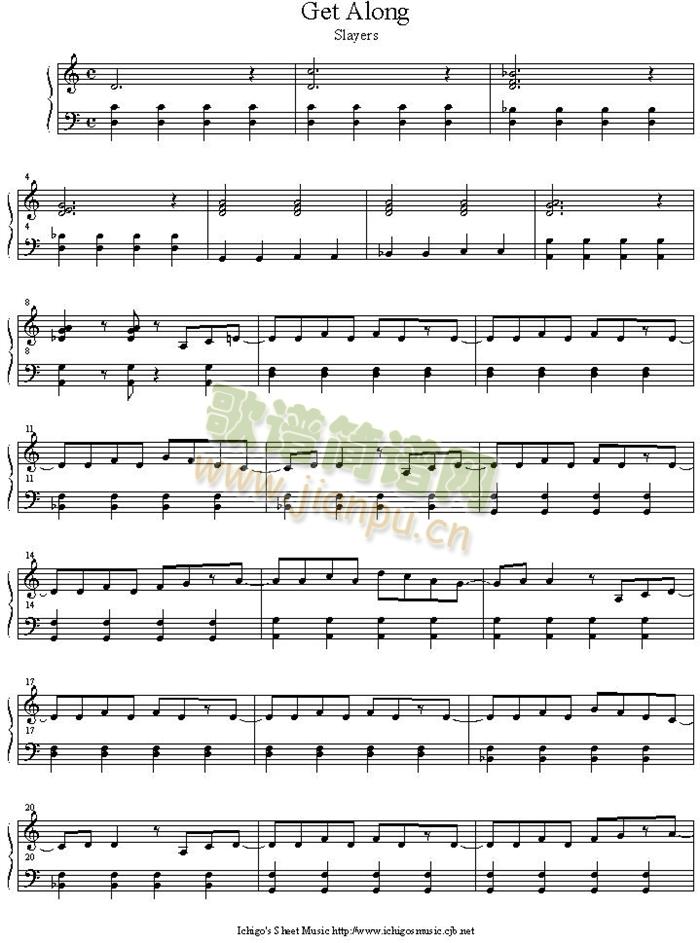 get_along(钢琴谱)1