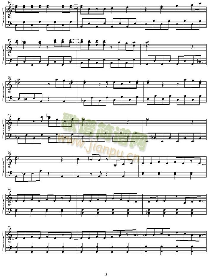 get_along(钢琴谱)3