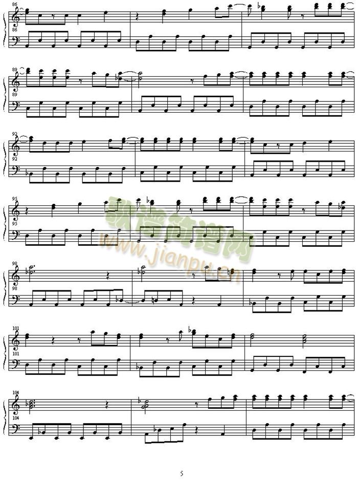 get_along(钢琴谱)5