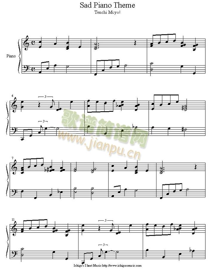 sad_piano_theme(钢琴谱)1