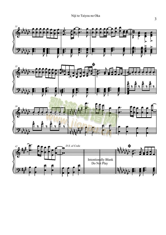 Niji(钢琴谱)3