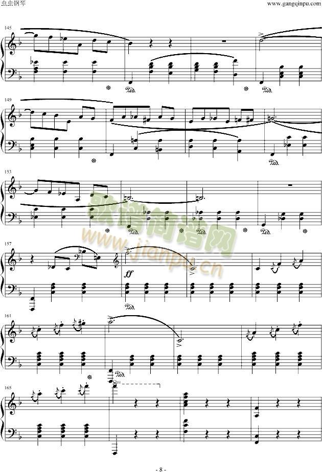 辉煌的大圆舞曲(钢琴谱)8