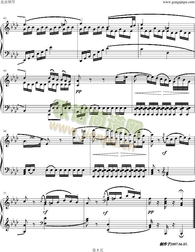 贝多芬-beethoven(钢琴谱)5