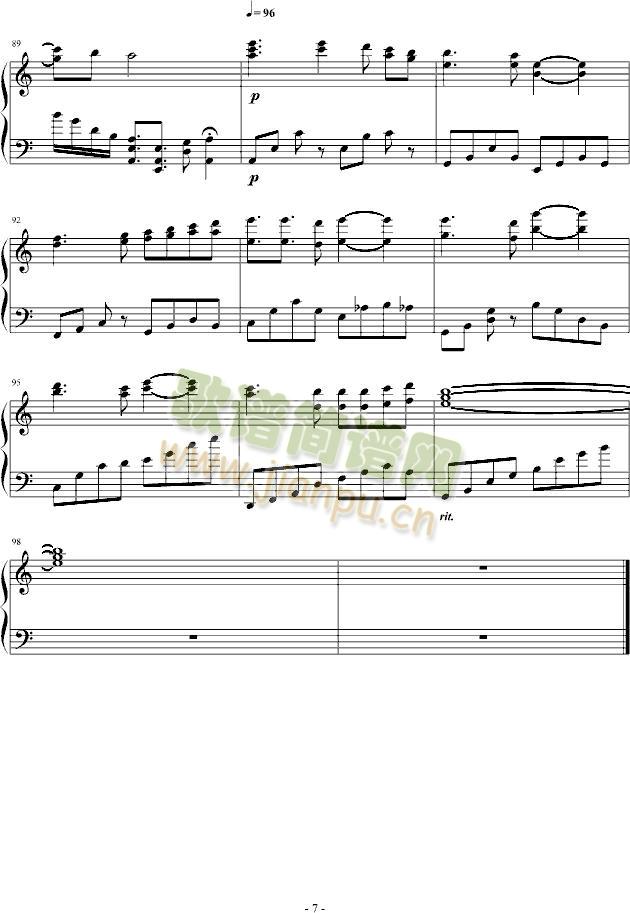 韩日剧(钢琴谱)7