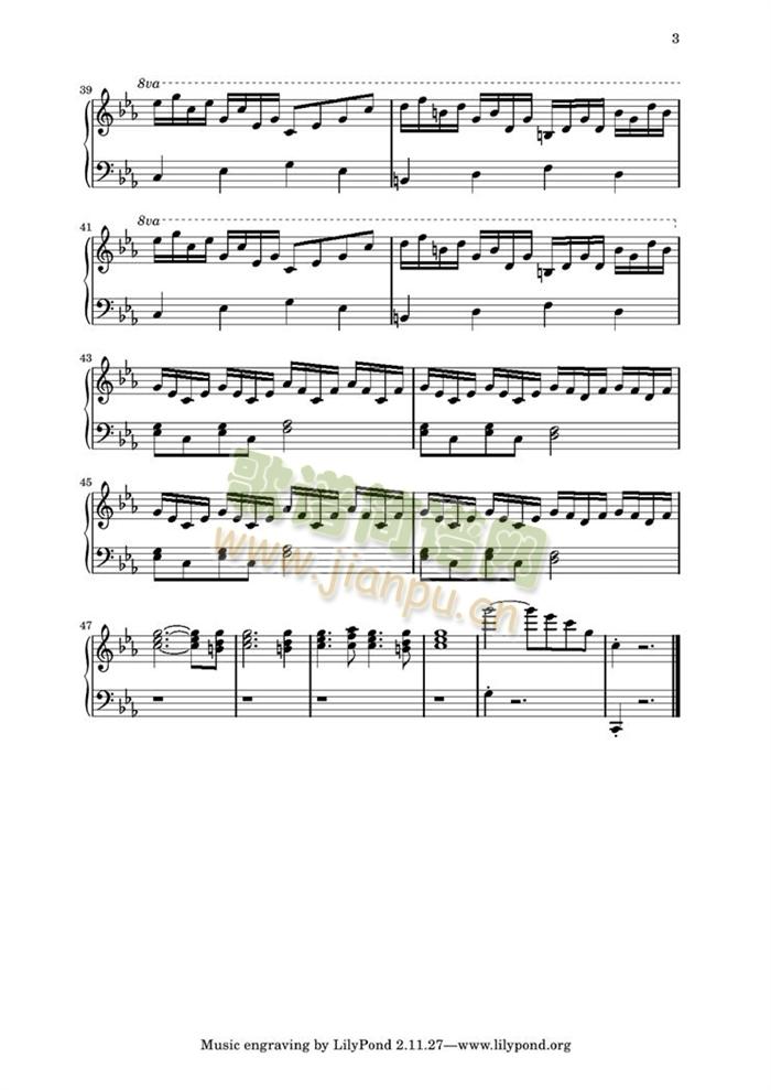 Itoshiki(钢琴谱)3