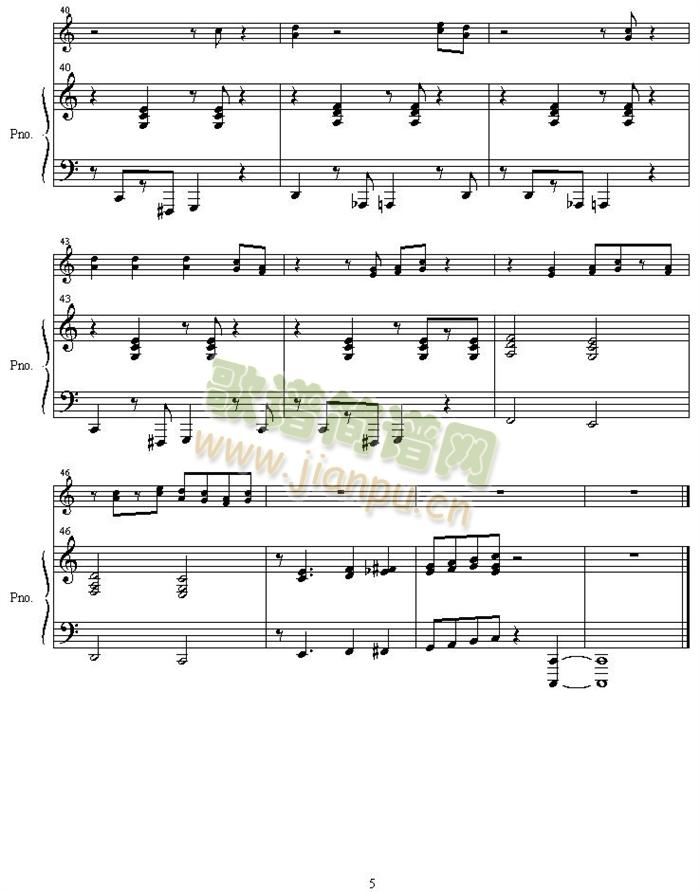 chooshininotteorimashita(钢琴谱)6