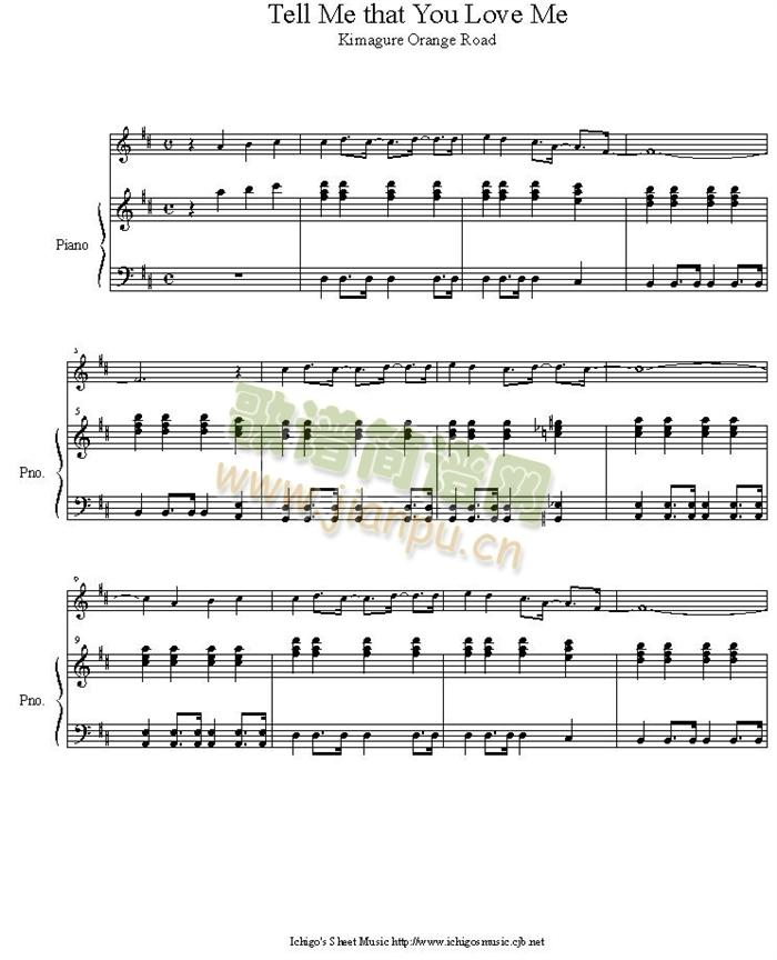 tell_me_that_you_love_me(钢琴谱)1