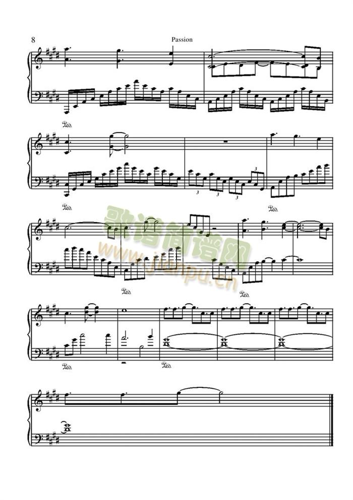 Passion(钢琴谱)9