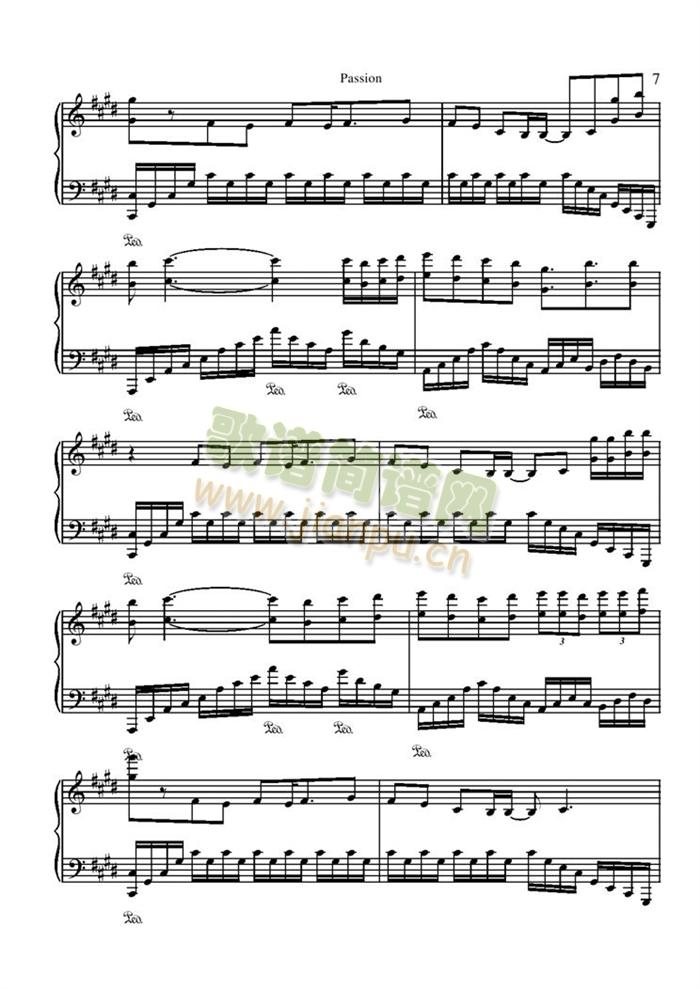 Passion(钢琴谱)8