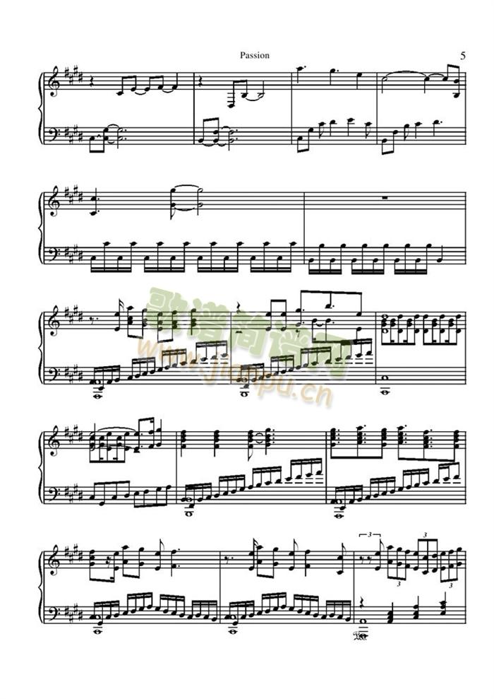 Passion(钢琴谱)6