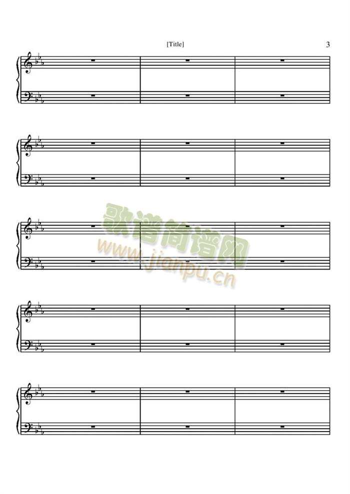 Bink(钢琴谱)3