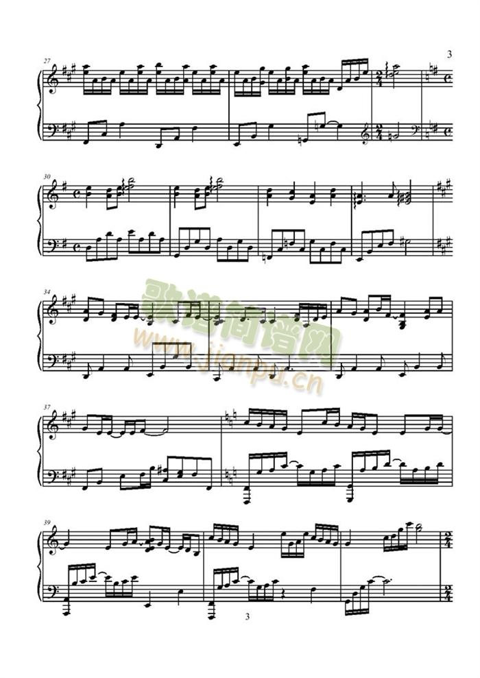 Eearrest(钢琴谱)3