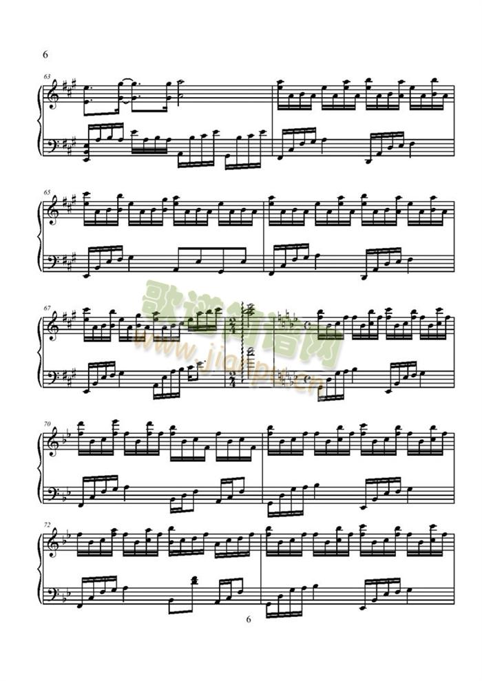 Eearrest(钢琴谱)6