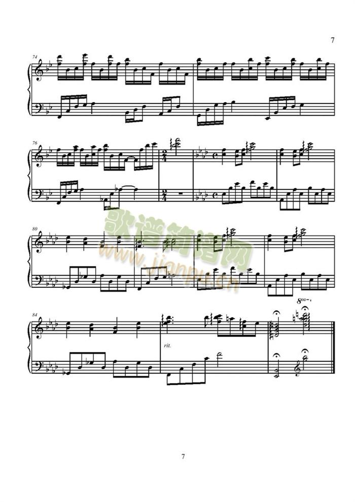 Eearrest(钢琴谱)7