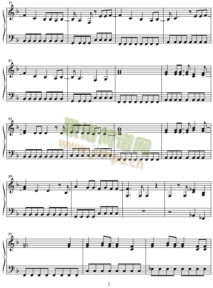 super_drive2(钢琴谱)5