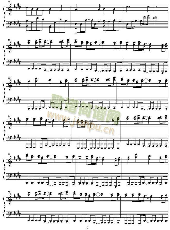 rage_your_dream(钢琴谱)5