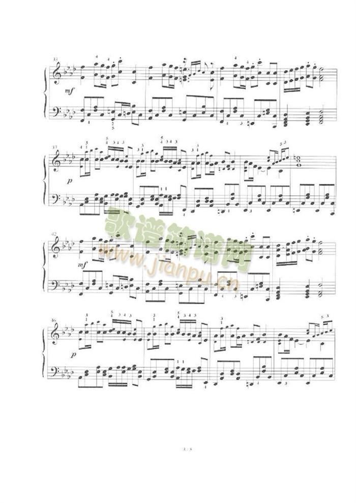 Nausicaa(钢琴谱)3