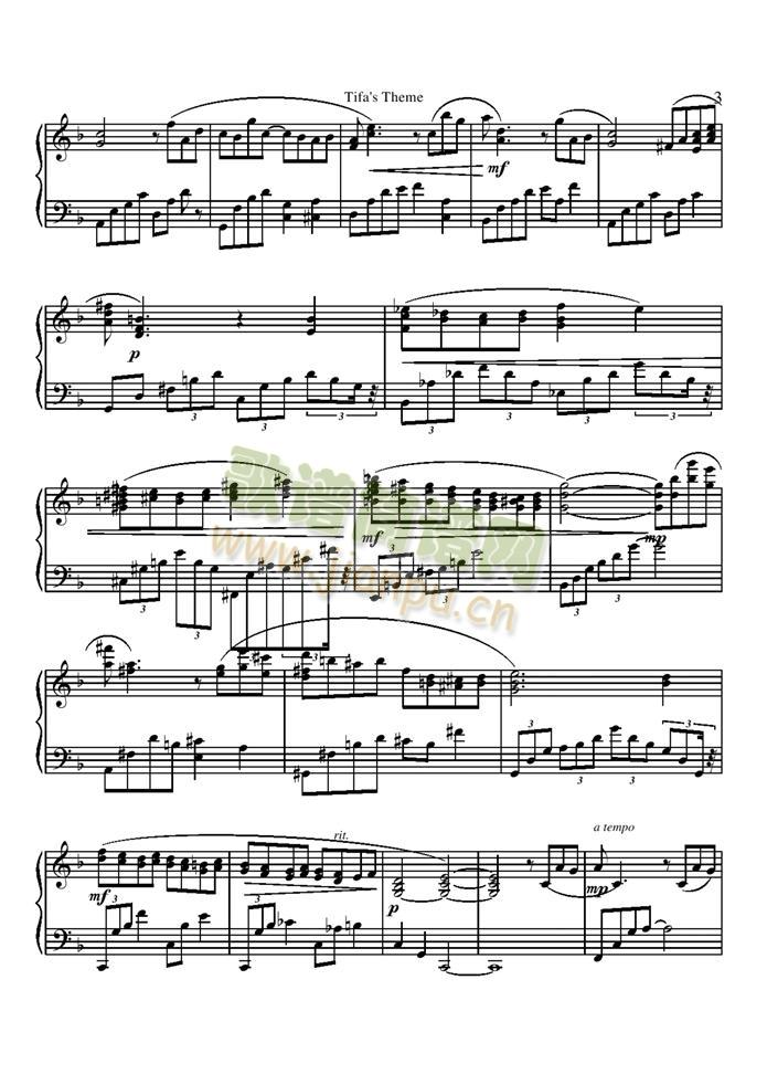 Tifa(钢琴谱)3