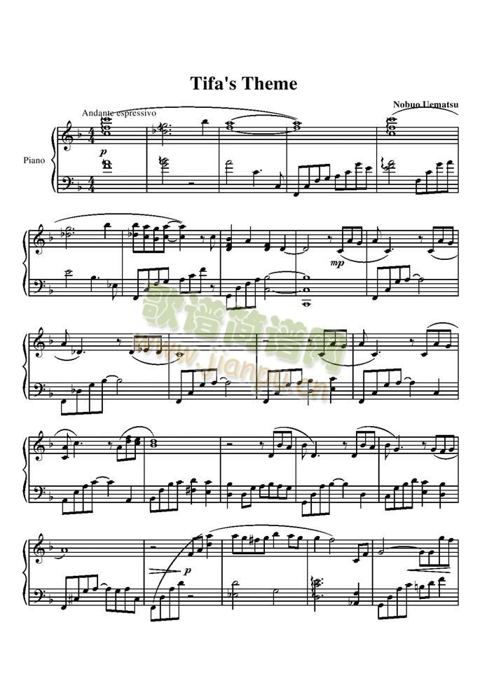 Tifa(钢琴谱)1