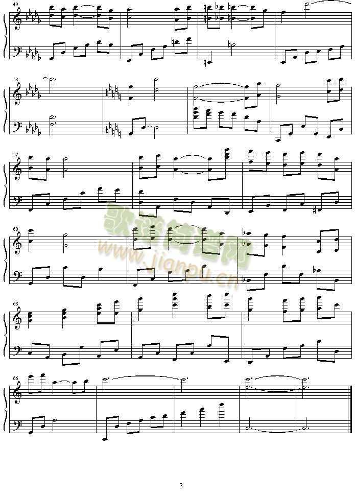 happiness(钢琴谱)3