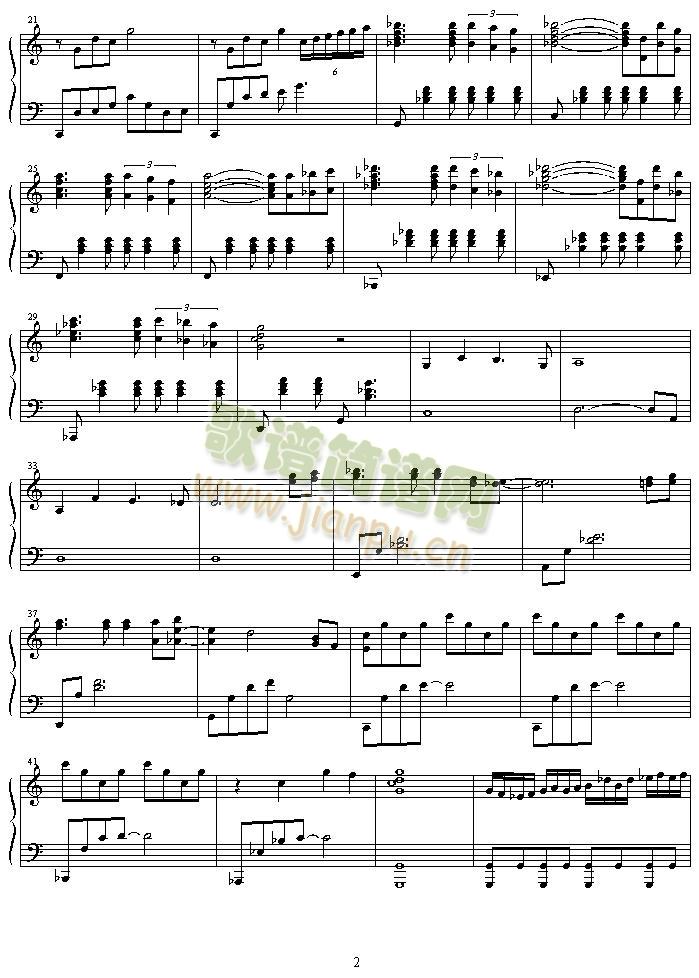 tabidachi(钢琴谱)3