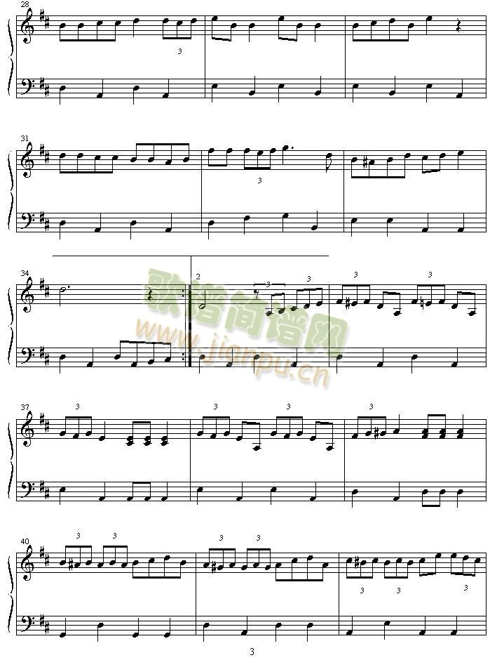 doraemondoraemon_no_uta(钢琴谱)3