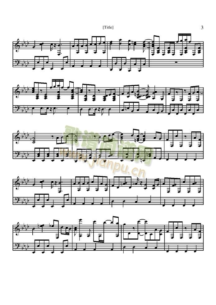 Detective(钢琴谱)3