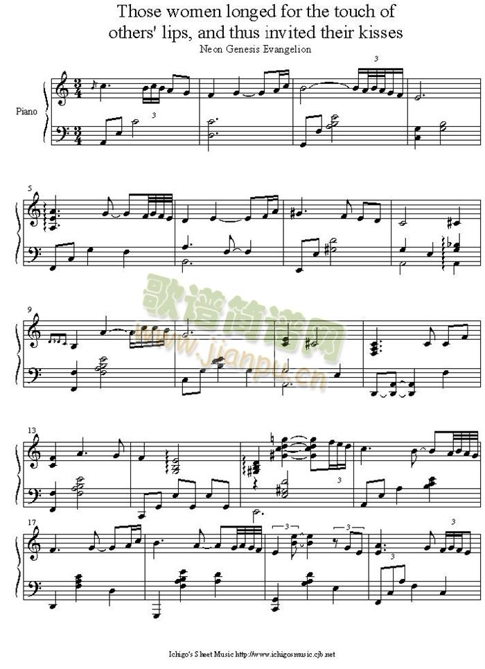 those_women(钢琴谱)1