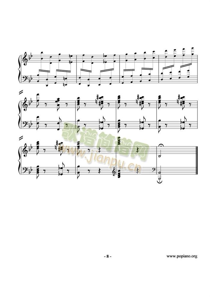 op9-2-沙龙波尔卡(钢琴谱)9