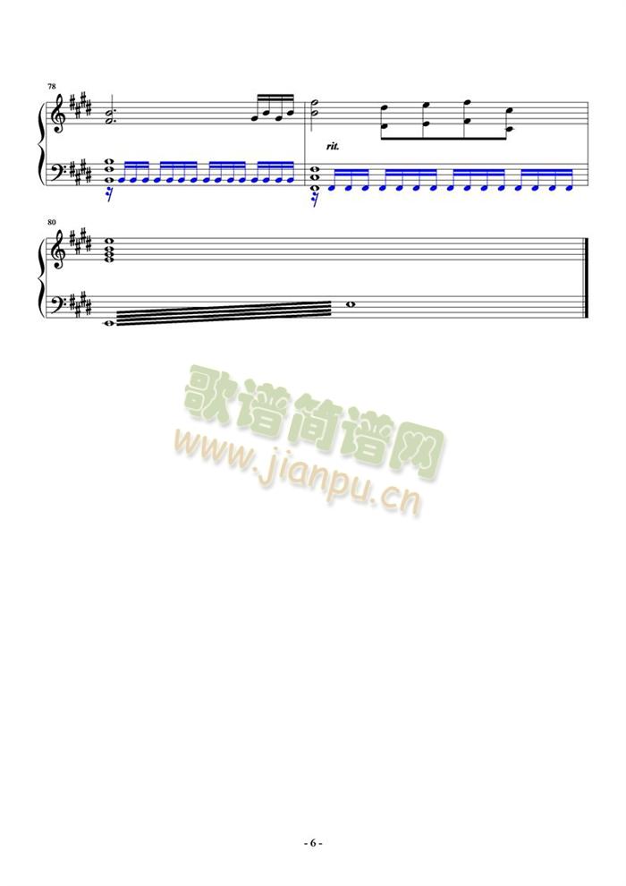 Vang(钢琴谱)6