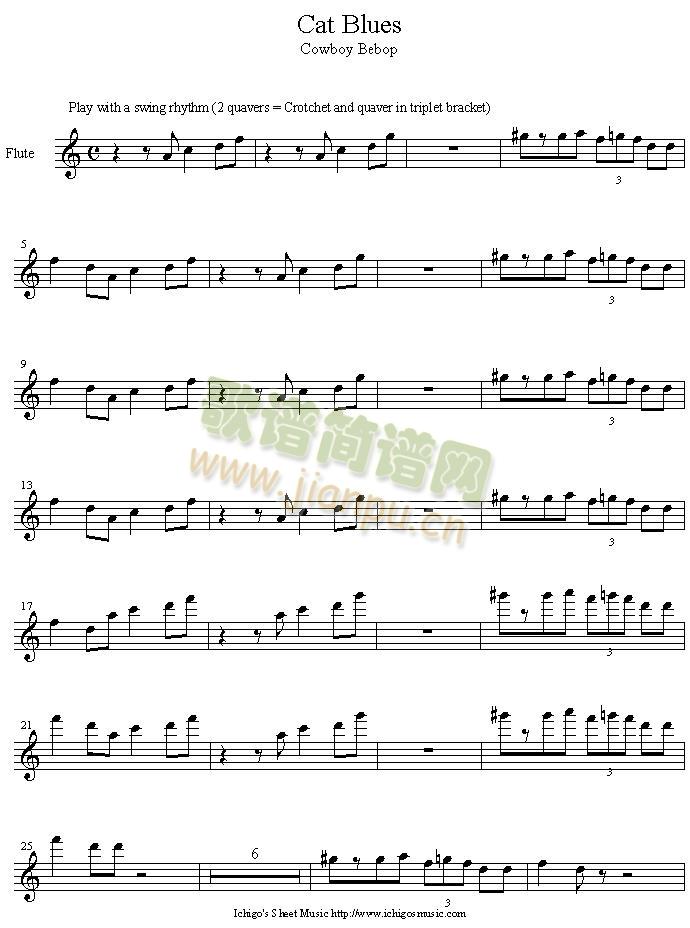 cat_blues(钢琴谱)1