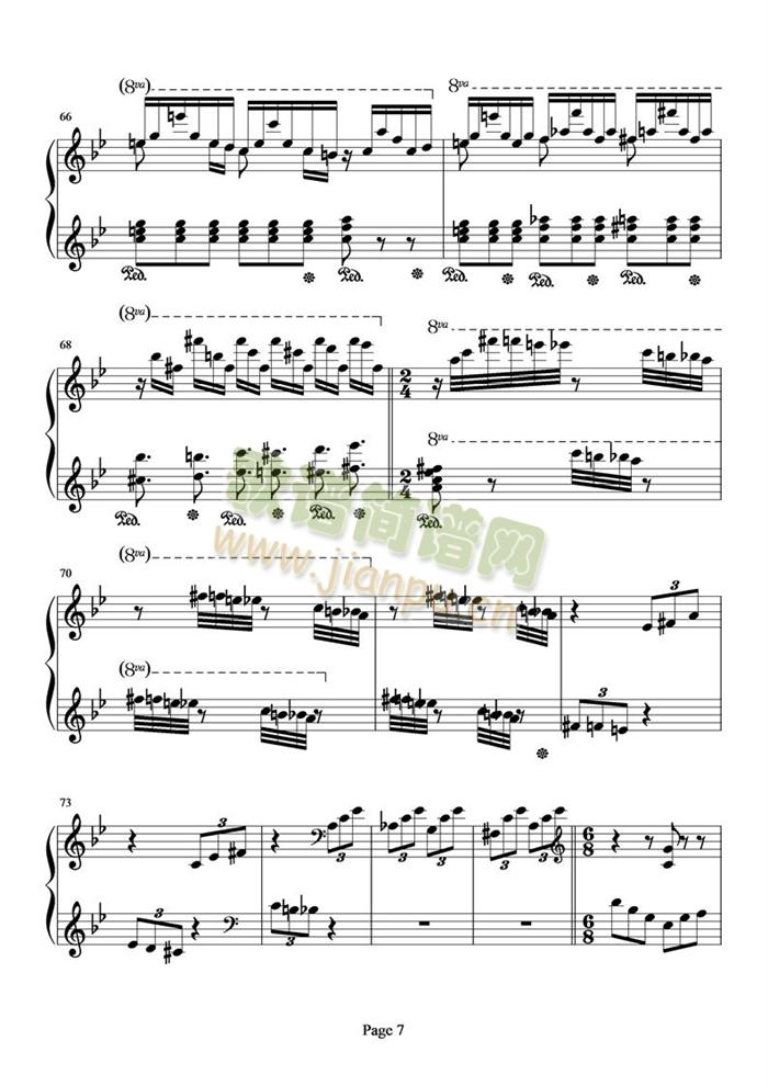 侏儒之舞(钢琴谱)7