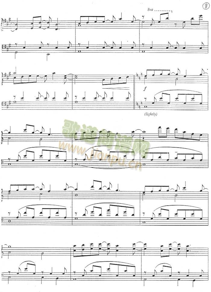 forrestgump(钢琴谱)3