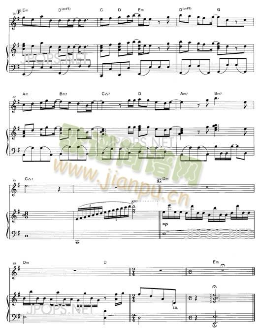 beautiful(钢琴谱)5