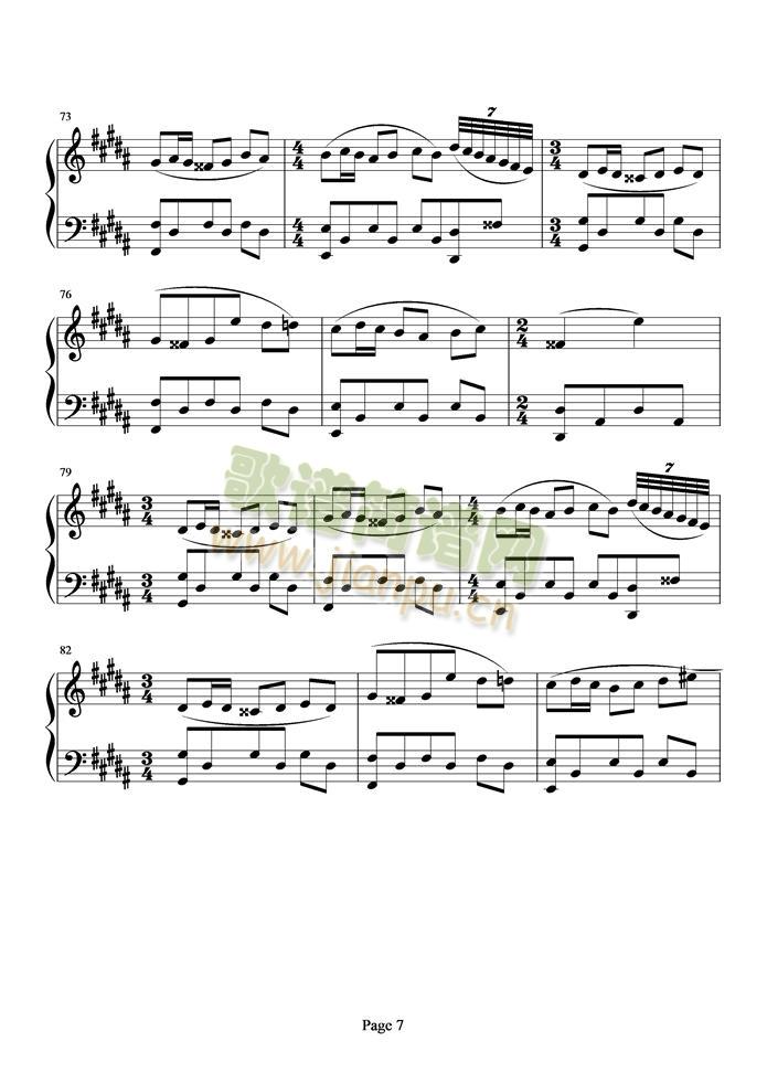 潜龙勿用(钢琴谱)7