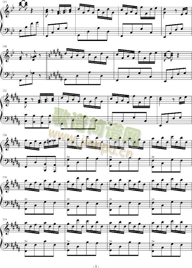 Castlevania(钢琴谱)5