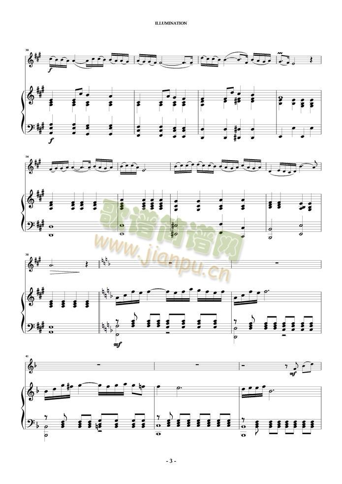 Illumination(钢琴谱)3
