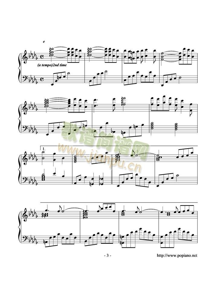 Nostalgia(钢琴谱)3