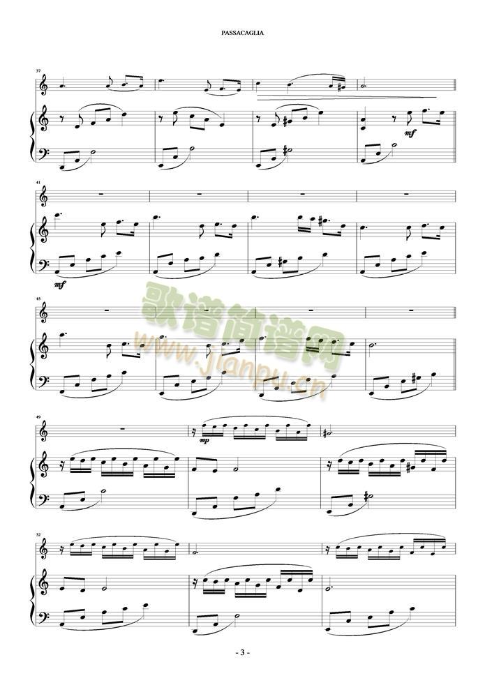 Passacaglia(钢琴谱)3