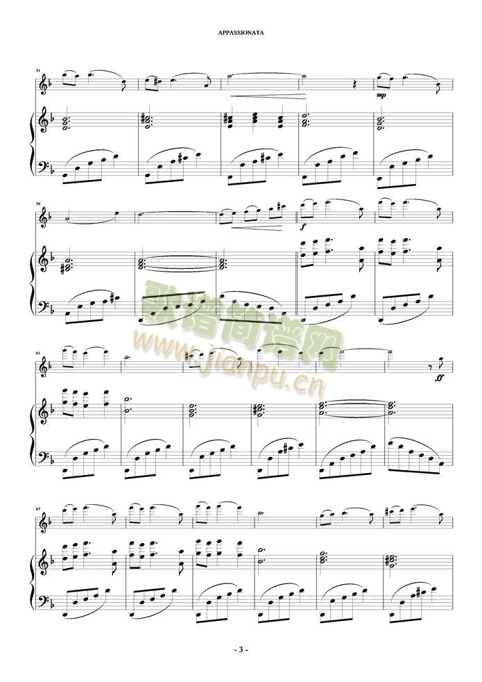 Appassionata(钢琴谱)3