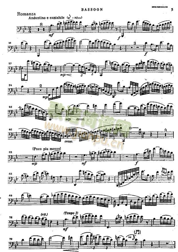 bassoon(钢琴谱)5