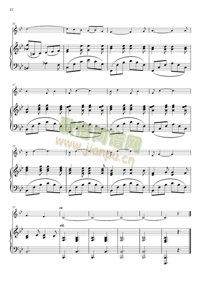 Barkarole(钢琴谱)3